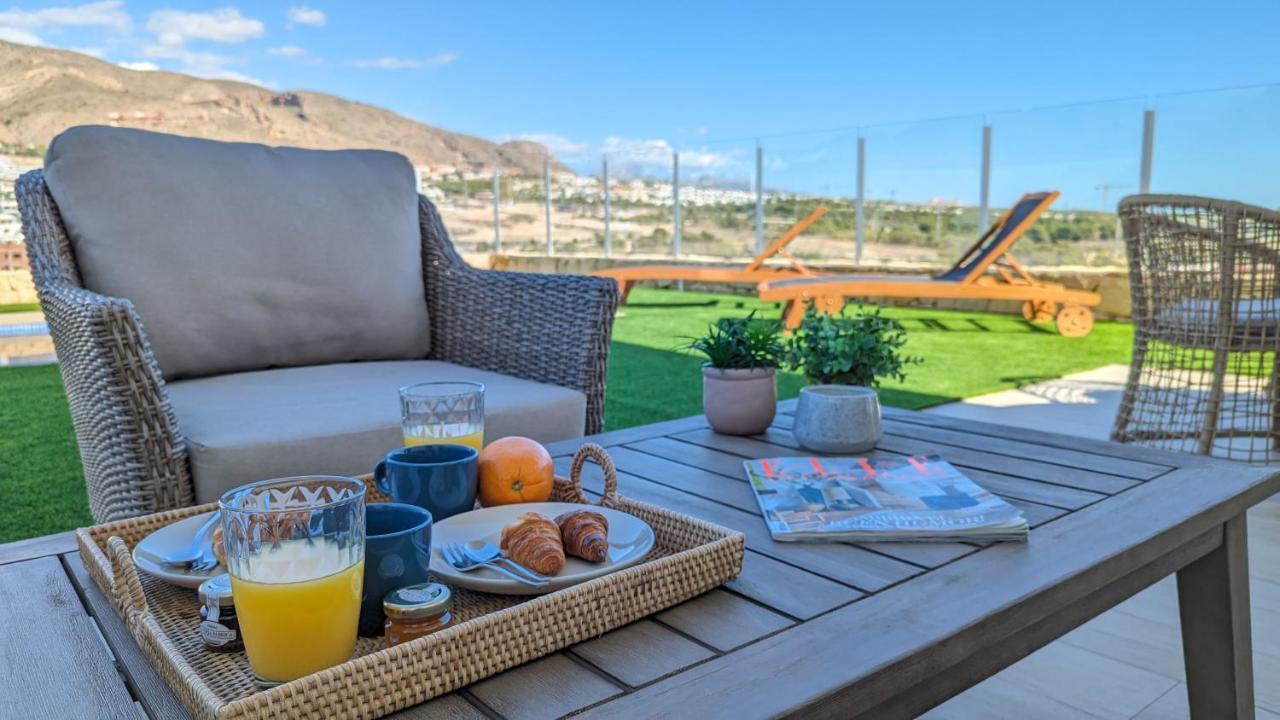 Panoramic Pool & Mountains House Apartment Finestrat Ngoại thất bức ảnh