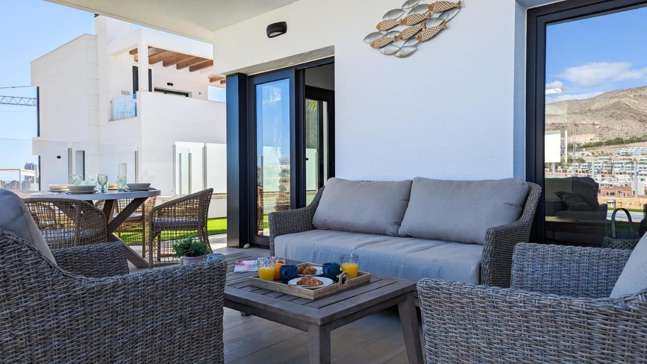Panoramic Pool & Mountains House Apartment Finestrat Ngoại thất bức ảnh