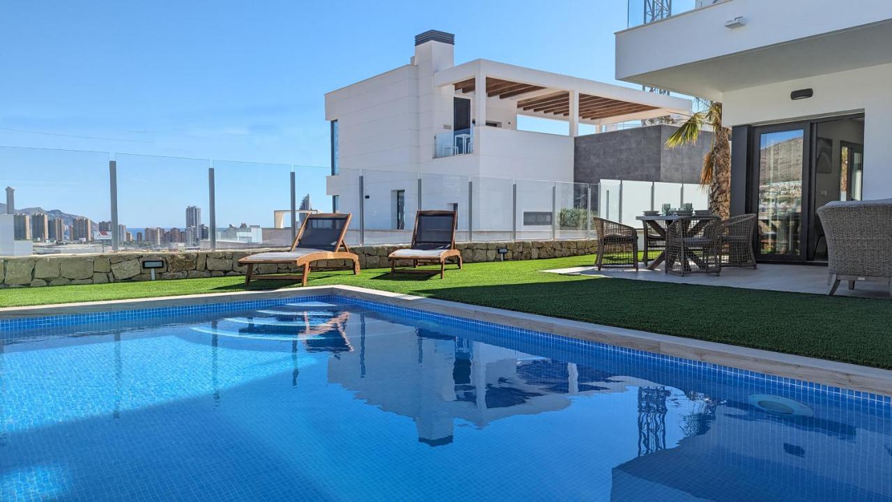 Panoramic Pool & Mountains House Apartment Finestrat Ngoại thất bức ảnh